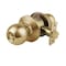Trans Atlantic Co. ECB Bright Brass Grade 3 Cylindrical Entry Door Knob 2-3/4 in Backset Lockset and Single Cylinder Deadbolt Combo DL-ECB53S234DB251-US3 - alternate 5